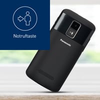 Mobilný telefón pre seniorov Panasonic KX-TU160EXB 2G s tlačidlom núdzového volania SOS, veľkými tlačidlami, 2,3-palcovým TFT LCD displejom, čierny, bez viazanosti 3
