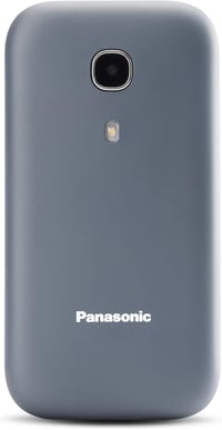 Panasonic KX-TU400EXG 2G senior kihajtható mobiltelefon szerződés nélkül SOS vészgomb nagy külön gombok kiemelt betűmérettel szürke 2