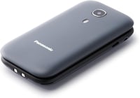 Panasonic KX-TU400EXG 2G senior kihajtható mobiltelefon szerződés nélkül SOS vészgomb nagy külön gombok kiemelt betűmérettel szürke 1