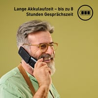 Telefon mobil cu clapetă Panasonic KX-TU410 4G, buton SOS, Bluetooth 5.0, difuzor, IP44, Roșu 4