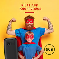 Telefon mobil cu clapetă Panasonic KX-TU410 4G, buton SOS, Bluetooth 5.0, difuzor, IP44, Roșu 9
