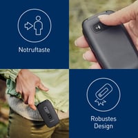 Mobilný telefón Panasonic KX-TU550EXB 4G so sklápacou konštrukciou pre seniorov, 2,8" displej, veľké tlačidlá, čierny – chybný, nezapne sa (stav: pozri 2. obrázok) 6
