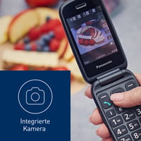 Mobilný telefón Panasonic KX-TU550EXB 4G so sklápacou konštrukciou pre seniorov, 2,8" displej, veľké tlačidlá, čierny – chybný, nezapne sa (stav: pozri 2. obrázok) 11