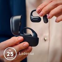 Panasonic RB-F10DE-K nyílt fülű Bluetooth 5.4 vezeték nélküli fülhallgató, 25 órás játszási idő, IPX4 sportfülhallgató - black 3