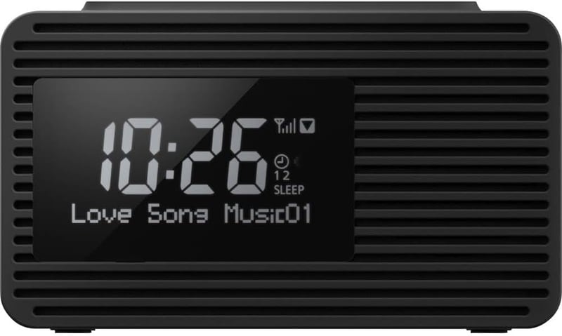 Panasonic RC-D8EG-K DAB+ Rádiós Ébresztőóra USB Töltéssel Fekete