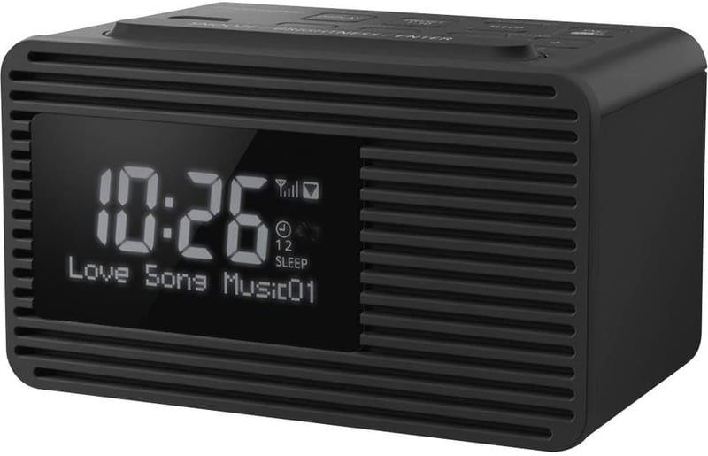 Panasonic RC-D8EG-K DAB+ Rádiós Ébresztőóra USB Töltéssel Fekete