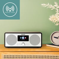 Internetové a DAB+/FM rádio Panasonic RF-D40EG-K s Bluetooth, 6 W, 7,5 – na rohu rádia sa začína odlepovať kryt (stav: pozri 2. obrázok) 4