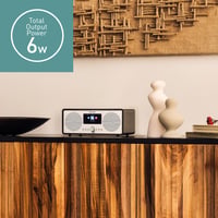 Internetové a DAB+/FM rádio Panasonic RF-D40EG-K s Bluetooth, 6 W, 7,5 – na rohu rádia sa začína odlepovať kryt (stav: pozri 2. obrázok) 5