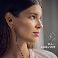 Slúchadlá do uší Panasonic RP-HJE125E-K ErgoFit, 3 veľkosti koncoviek, 10 Hz – 24 kHz, 1,1 m kábel, čierne 3