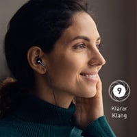 Slúchadlá do uší Panasonic RP-HJE125E-K ErgoFit, 3 veľkosti koncoviek, 10 Hz – 24 kHz, 1,1 m kábel, čierne 4