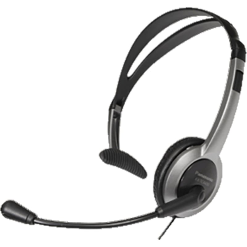 Náhlavná súprava Panasonic RP-TCA430E-S pre všetky telefóny s 2,5 mm jack konektorom, strieborno-čierna