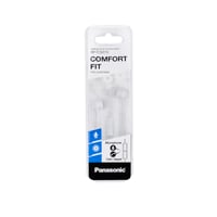 Slúchadlá do uší s mikrofónom Panasonic RP-TCM115E-W, pre mobilné telefóny, vymeniteľné nadstavce (S/M/L), 3,5 mm jack – biele 5