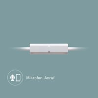 Slúchadlá do uší s mikrofónom Panasonic RP-TCM115E-W, pre mobilné telefóny, vymeniteľné nadstavce (S/M/L), 3,5 mm jack – biele 3