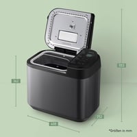 Panasonic SD-YR2540 Premium Kenyérsütő Automata - Szürke, 32 Program, Élesztőadagoló, 13 Órás Időzítő, Vízszintes Design 9