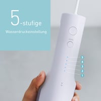 Bezdrôtová ústna sprcha Panasonic Series 300 EW-DJ26-V303, 200 ml, IPX7, 5 úrovní tlaku vody, 2 trysky, cestovné príslušenstvo, fialová 5