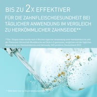 Duș bucal ultrasonic Panasonic Seria 600 EW-DJ67-W303, 200 ml, IPX7, 5 niveluri de presiune, 2 duze ultrasonice, capăt ortodontic și pentru curățarea limbii, Alb 4