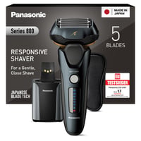 Holiaci strojček Panasonic Series 800 ES-LV97 na mokré aj suché holenie, čierny, 5-násobná holiaca hlava, lineárny motor 1