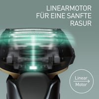 Holiaci strojček Panasonic Series 800 ES-LV97 na mokré aj suché holenie, čierny, 5-násobná holiaca hlava, lineárny motor 6