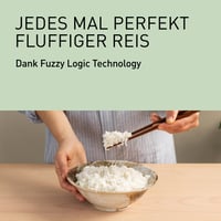 Automatický varič ryže Panasonic SR-DA152KXE s naparovaním, 1,5 litra, 8 šálok, Fuzzy Logic, bez BPA, udržiavanie teploty, časovač, vhodný do umývačky riadu, čierny 8