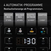 Automatický varič ryže Panasonic SR-DA152KXE s naparovaním, 1,5 litra, 8 šálok, Fuzzy Logic, bez BPA, udržiavanie teploty, časovač, vhodný do umývačky riadu, čierny 10