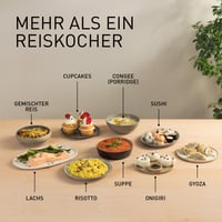 Automatický varič ryže Panasonic SR-DA152KXE s naparovaním, 1,5 litra, 8 šálok, Fuzzy Logic, bez BPA, udržiavanie teploty, časovač, vhodný do umývačky riadu, čierny 7