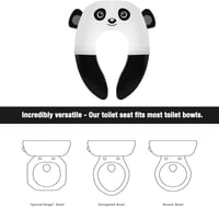 PandaEar összecsukható utazó WC-ülőke gyerekeknek - szürke 2