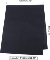 PandaHall Strand Fotel Pótváz 44x17 Fekete Oxford Vászon Napozóágy Kiegészítés 2