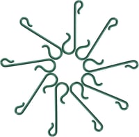 Pangda Karácsonyfa Horog Zöld Díszítés Függesztő Koszorú Dekoráció 3