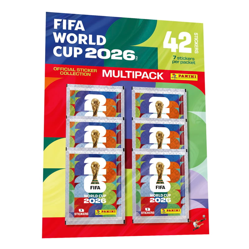 Multipack zberateľských nálepiek Panini FIFA Majstrovstvá sveta 2026