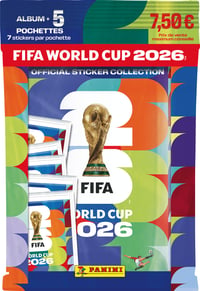 Štartovací balíček Panini FIFA World Cup 2026 – Oficiálna kolekcia futbalových nálepiek 1