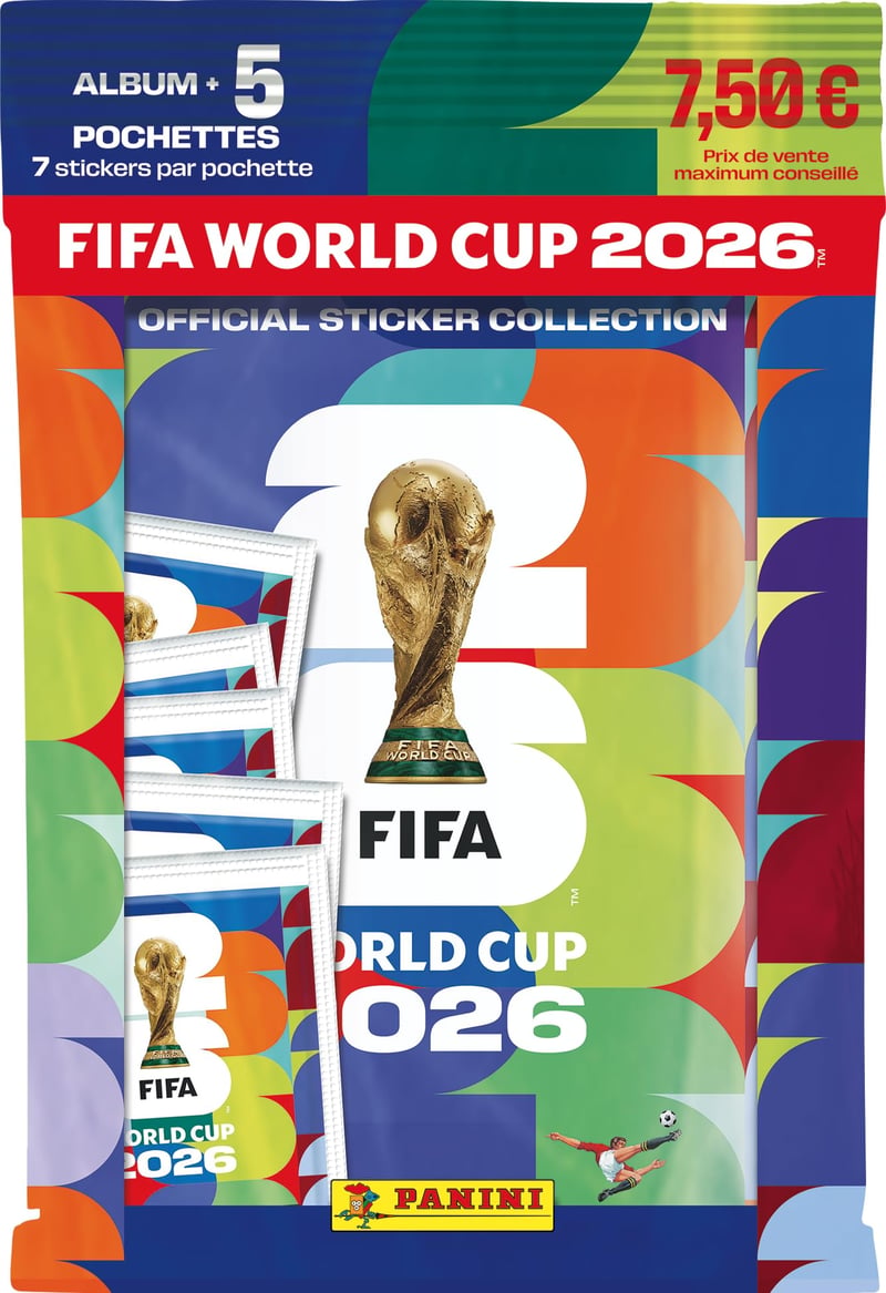 Štartovací balíček Panini FIFA World Cup 2026 – Oficiálna kolekcia futbalových nálepiek