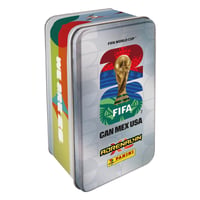 Panini FIFA World Cup 2026 Adrenalyn XL Mega Tin fémdoboz (8 csomag + limitált kártyák) 1