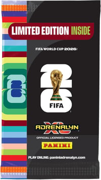 Štartovací balíček zberateľských futbalových kariet Panini FIFA World Cup 2026 Adrenalyn XL 8