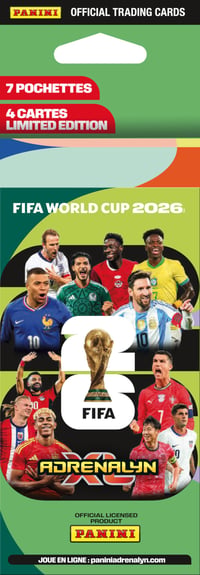 Panini FIFA World Cup 2026 Trading Cards Game blister pakiranje - 7 paketića + 4 limitirane kartice 2