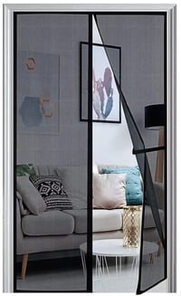 Panngu magnetska mreža protiv komaraca za balkonska vrata 110x210 cm - crna 1