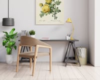 Covoraș de protecție pentru pardoseală Panorama 90x90 cm - Vinil, antiderapant, protecție pentru scaun de birou 2