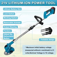 Panthem 4in1 Akkumulátoros Fűnyíró és Szegélynyíró 21V 2000mAh Teleskópos 7