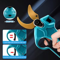 Panthem Akkumulátoros Elektromos Metszőolló 65mm Makita 18V Kompatibilis Kefe Nélküli Motor LCD Kijelző Gyümölcsfa Metszés 8