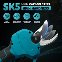 Panthem Akkumulátoros Metszőolló 45mm Makita 18V Kompatibilis Kefe Nélküli Motor LCD Kijelző Gyümölcsfa Metszés Türkiz 4