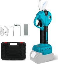 Panthem Akkumulátoros Metszőolló 45mm Makita 18V Kompatibilis Kefe Nélküli Motor LCD Kijelző Gyümölcsfa Metszés Türkiz 1