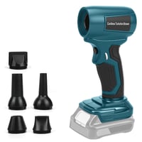 Panthem Mini bežični puhač lišća, kompatibilan s Makita 18V baterijama, 30 m/s, 130 000 okr/min, motor bez četkica, 5 mlaznica, lagan i prenosiv za čišćenje terase, travnjaka, automobila i kampiranja (bez baterije) 1