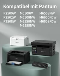 Originálna čierna tonerová kazeta PANTUM PA-210, 1600 strán, pre laserové tlačiarne P2502W, P2500W, M6500W, M6500NW, M6508NW, M6550NW, M6558NW, M6600NW, M6608NW 2