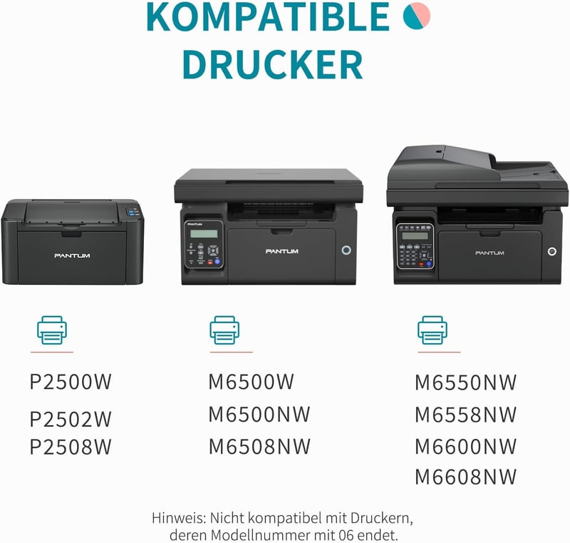 Pantum PA-210 Fekete Eredeti Toner Kazetta - 1600 Oldalas Kapacitás - Kompatibilis P2500W P2502W M6500NW M6550NW M6600NW Lézernyomtatókkal