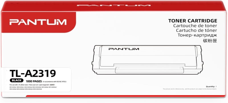 PANTUM TL-A2319 fekete toner 1000 oldalhoz BP2309W BM2309W BM2309AW BP2300W BM2300W BM2300AW nyomtatóhoz