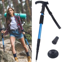 Bastion PANYI Pliabil și Telescopic pentru Bărbați și Femei – Baston de Mers din Aliaj de Aluminiu pentru Drumeții în Aer Liber, Alpinism și Sport 1