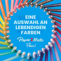 Sada fixiek Paper Mate Flair Candy Pop, stredný hrot (0,7 mm), rôzne farby, balenie 16 ks, na scrapbooking a kreslenie 4