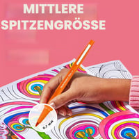 Sada fixiek Paper Mate Flair Candy Pop, stredný hrot (0,7 mm), rôzne farby, balenie 16 ks, na scrapbooking a kreslenie 7