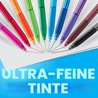 Guľôčkové pero Paper Mate InkJoy 300 RT, stredný hrot 1,0 mm, čierne, vysúvacie, balenie 12 ks 2