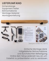 Suport de perete din lemn pentru biciclete PARAX Gear-Rack - mărimea M, 60 cm, set de 2 bucăți 8