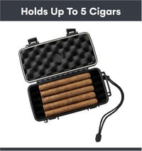 Pardo Cigar utazási humidor beépített párásítóval, légmentesen záródó szivar tároló 4
